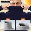Ropa de Otoño Engrosada con Forro Polar para Hombre Cuello Medio-alto Cálido a Prueba de Frío Ropa Interior Camiseta Base Ajustada Interior de Manga Larga Top de una Pieza