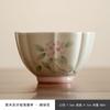 Hortensia de flor de durazno pintada a mano Taza de Begonia individual para el hogar Taza Maestra Taza de Té juego de vertido de cerámica nuevo chino bajo esmalte