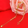Pulsera Corazón Cien Flores Oro Imitación para Mujer Múltiples Moda Exquisita Trébol de la Suerte Pulsera Cola de Fénix Transfronteriza Joyería de Mano Fuente Venta al por Mayor