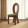 Silla con Llave de Sirena Estilo Francés, Silla de Comedor de Madera Maciza, Nueva Silla de Lujo para Uso Doméstico, Silla con Respaldo de Diseñador, Mesa y Sillas de Comedor Vintage