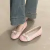 Primeiro Encontro Temporada Laço Francês Aumentador de Altura Sapatos de Salto Único para Mulheres 2026 Novo Gentil e Elegante Versátil Sapatos Mary Jane