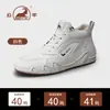 Zapatos para Hombre Gongyang 2026 Otoño Zapatos de Caña Alta para Hombre Suela Blanda con Cordones y Slip-On para Exterior y Viajes Diarios Zapatos Casuales para Hombre