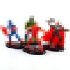 Aliança de decoração de bolo Black Series bandeira contas plug-in conjunto assar à mão enfeites de cena brinquedos atacado