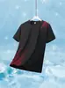 Camiseta de manga corta para hombre de comercio exterior transfronterizo, camiseta fresca de seda helada de secado rápido, camiseta deportiva de manga corta pullover para correr de verano para jóvenes