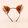 Lavado Facial de Otoño e Invierno Pasador para el Cabello Accesorios para la Cabeza Parque de Atracciones Foto Zorro de Dibujos Animados Lindo Diadema de Felpa Diadema Femenina
