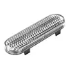 Bloques Reflectantes Plateados Delanteros Izquierdo y Derecho Tiras Reflectantes Decorativas de Advertencia Accesorios de Repuesto para Patinete Eléctrico Xiaomi Mi 5 Plus