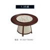 Nueva Mesa de Comedor y Silla de Madera Maciza de Ébano Estilo Chino para Villa, Comedor, Mesa Redonda Grande con Plato Giratorio, Lujo Ligero para el Hogar, Mesa de Comedor Redonda