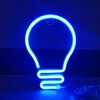 Bombilla LED Luz de Neón Colgante de Pared Luz Ambiental Popular para Check-In E-Sports Habitación Infantil Bar Habitación de Niña Decoración