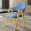 Silla de Comedor Lujo Ligero Silla de Ocio con Respaldo para el Hogar Taburete Simple para Escritorio Silla para Restaurante, Té con Leche, Uñas Silla de Recepción de Negocios