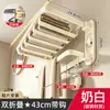 El fabricante suministra estante para toallas de malla plegable de doble capa color bronce de cañón, estante para toallas de baño engrosado montado en la pared sin perforación