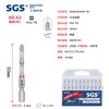 Sgs Cintura Pequeña Cabezal de Punta Magnética Fuerte Cruz Alta Dureza Taladro Manual Eléctrico Destornillador Máquina Juego de Puntas de Bambú