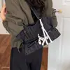 Bolso casual de cuero suave de gran capacidad para mujer, nuevo bolso tote para el hombro, bolso de hombro versátil, moda 2026 de lunares