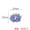 YQT Luoyang Flor de Peonía Accesorios de Resina Hechos a Mano Pegatinas para Refrigerador Flor de Peonía Accesorios Creativos de Acompañamiento