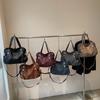 Bolsa de Ombro Casual Retrô de Grande Capacidade Comércio Exterior Nova Bolsa Tote Simples e Portátil Commuter Versátil Bolsa Transversal de Meia-Idade