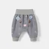 Pantalones de Felpa para Bebé para Otoño e Invierno, Ropa Exterior Delgada con Felpa Integrada para Bebés, Pantalones de Algodón con Fondo Amplio para Niños y Niñas, Pantalones Térmicos para Niños Pequeños