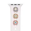Correa de Moda para Apple Watch Transfronteriza Anillo Decorativo Clavo Decorativo Correa de Silicona para Reloj Samsung Huawei Accesorios Decorativos