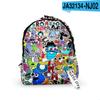 Bolsa Transfronteriza 3D Anime ZHOUSHUHUIZHAN Mochila Mochila Hombres y Mujeres Vida Moda Bolsa Escolar Acrílico