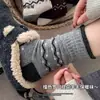 Calcetines de Lana de Lunares para Mujer, Otoño e Invierno, Cálidos y Gruesos, Lindos Calcetines de Media Pantorrilla, Estilo Universitario, Retro, Dulces, Versátiles Calcetines Largos