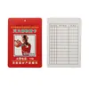 Tarjeta de registro de inspección de extintor de incendios, Tarjeta de registro de inspección de equipo contra incendios, Juego de tarjetas de hidrante de incendios, Tarjeta de inspección regular mensual