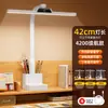 Reloj Inteligente Lámpara de Escritorio Protección Ocular Uso para Estudiar Estudiante Niños Escritorio Lámpara de Escritura Lectura de Espectro Completo 6 Luces de Ambiente Nuevas