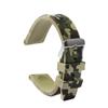 Nueva correa de silicona de camuflaje para reloj inteligente Samsung S3 con pulsera de 20 mm, 22 mm, 24 mm, cabeza plana, liberación rápida
