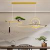Nueva Mesa de Barra de Estudio Estilo Chino Lámparas de Arte Zen Estilo Chino Barra Larga Restaurante Sala de Té Mesa de Té Mesa de Té Lámpara Colgante