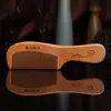 Peine de Madera de Durazno Natural para Uso en Casa para Hombres y Mujeres con Cabello Largo, Peine Portátil Antiestático Masajeador del Cuero Cabelludo para la Caída del Cabello para el Cabello
