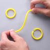 Anillos de Unión de Doble Hebilla de Alta Resistencia, Anillos para Tarjetas, Anillos de Unión de Plástico, 50 Piezas/Paquete, Venta Directa del Fabricante, para Agendas