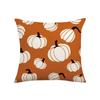 Nueva Almohada Serie Calabaza de Otoño Texto Naranja Impreso por un Lado Acción de Gracias Hogar Sofá Funda de Almohada Venta al por Mayor