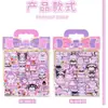 Adesivos Bolha 3D de Fantasia Hello Kitty para Meninas Brinquedos Sanrio Adesivos de Fantasia My Melody