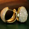Pendientes Más Vendidos para Mujer Cao Shi Tiktok Live E-Commerce, Exquisitos Accesorios Brillantes Microincrustados, Modelos Más Vendidos de Vestidos de Novia