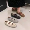 Zapatos de Mujer Mary Jane Cuadrados de Lunares Franceses Individuales 2026 Nuevo Otoño Dulces Bailarinas para Combinar con Faldas Zapatos de Noche