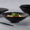 Tazón doméstico de alta calidad de melamina negra para fideos, tazón para sopa, tazón para malatang, 6 pulgadas, 7 pulgadas, 8 pulgadas, 9 pulgadas, vajilla de melamina al por mayor