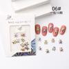 Borboleta de Cristal Diamante Acessórios para Nail Art Novo Aurora Iridescente Super Brilhante Borboleta 3D Strass Decorações de Unha Atacado