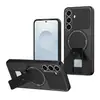 Funda magnética para teléfono con patrón de fibra de carbono para Samsung S26Ultra, con un 73% de descuento, soporte plegable y cubierta protectora anticaídas