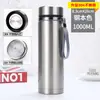 Garrafa Térmica de Aço Inoxidável 304 Portátil para Carro, Grande Capacidade, para Preparo de Chá, Negócios, para Homens e Mulheres, Copo de Água Isolado de Diâmetro Grande 316