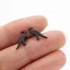 Aretes de Acero Inoxidable Calados de Pingüino, Elefante, Conejo, Dinosaurio, Oveja, Rana, Accesorios para Orejas Personalizados de Moda y Sencillos Venta al por Mayor