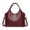 Bolsa Feminina Moda Novo Modelo 2026 Bolsa Transversal para Senhoras de Meia-Idade, Bolsa de Mãe, Bolsa de Ombro Estilosa, Atacado
