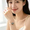 Accesorio de gato sin rostro de nácar blanco natural, componentes de joyería DIY para collar y pulsera semiacabados perforados, venta directa de fábrica