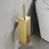 Juego de Portacepillo para Inodoro de Acero Inoxidable Cepillo de Limpieza para Inodoro Baño Hogar Desodorante Cepillo para Inodoro Montado en Pared con Tapa