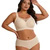 Comercio Exterior Transfronterizo de Amazon Sujetador Popular Ruso de Talla Grande para Mujer con Soporte Lateral y Características de Recogimiento del Pecho, Sujetador Fabricado en Fábrica