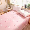 Sábana de algodón lavado de una sola pieza para cama de verano, dormitorio de estudiante, funda de edredón Clase A, tela de sábana de cama individual y doble de verano, sábana para kang de cuatro estaciones