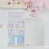 Tarjetas con dibujos animados lindas por delante y por detrás, bases para empaque, empaque estilo coreano, protección de tarjetas, accesorios, tarjetas para empaque de regalos de repostería