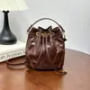 2026 Nova Bolsa Saco com Cordão de Design Exclusivo para Mulheres Simples Versátil Bolsa de Ombro Único Transversal Bolsa de Trabalho Exquisita Fashion