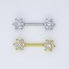 Anillos para Pezones de Circonio Europeo y Americano, Joyería de Perforación de Moda, Aretes para Pezones, Anillos para Pezones de Acero Inoxidable, Joyería para Perforaciones, Joyería para el Pecho