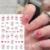 Adesivos de Unha Infantis, Adesivos de Nail Art Não Tóxicos para Meninas, Arco-Íris Dopamina 2026 Novos Autoadesivos Decorações Sem Cozimento