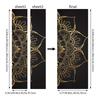 Shangyi 3D Criativo Porta de Entrada Guarda-Roupa Decorativo Adesivos de Parede Autoadesivos Removíveis Renovação de Banheiro Fabricante Atacado Adesivos de Porta