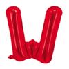 Globo rojo de 16 pulgadas con letras inglesas, cuerpo delgado, A-Z, para decoración de fiestas de cumpleaños y bodas.