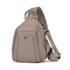 Mochila Simple de Color Sólido para Mujer 2024 Nueva Moda Trendy Mochila de Gran Capacidad Casual Ligera Impermeable Bolsa de Viaje