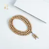 Venta directa de fábrica de pulseras de cuentas de incienso hechas a mano, pulseras de patrimonio cultural inmaterial, collares de pan de oro, anillos lisos y joyería de moda para transmisiones en vivo